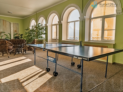 Санаторий «им. С.М. Кирова» Железноводск. Зона отдыха, настольный теннис